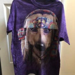 The Mountain Tyes dye graphic T